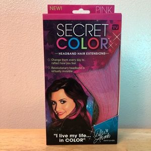 SECRET COLOR HAIR EXTENSIONS HEADBAND Pink